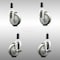 Service Caster 4 Inch 316SS Gray Poly Swivel 1 Inch Expanding Stem Caster Brake SCC, 2PK SCC-SS316EX20S414-PPUB-2-TLB-2-1 - alternate 1
